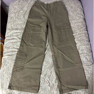 Unworn Forever 21 Stretch Cargo Pant Straight Leg